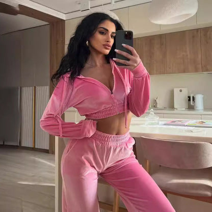 Levoire | Sweatshirt-set de Rentouva avec des pantalons longs élastiques