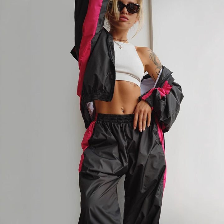 Levoire | Trendik Contraste Veste Tricot Chemise Pantalon Survêtement