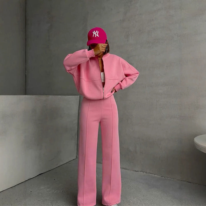 Levoire | Trendik Street Style Veste Pantalon Long Set