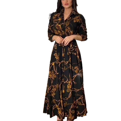 Levoire | Robe Vintage Imprimée Élégante