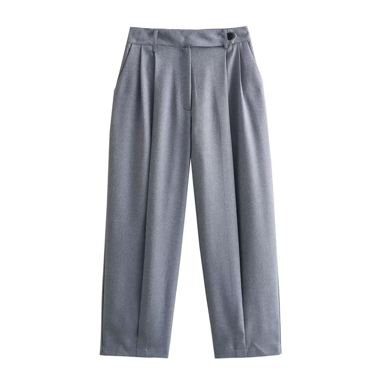 Levoire | L'ensemble Lännen asymétrique ajusté Lännen Pantalons Set A02 pantalons longs gris