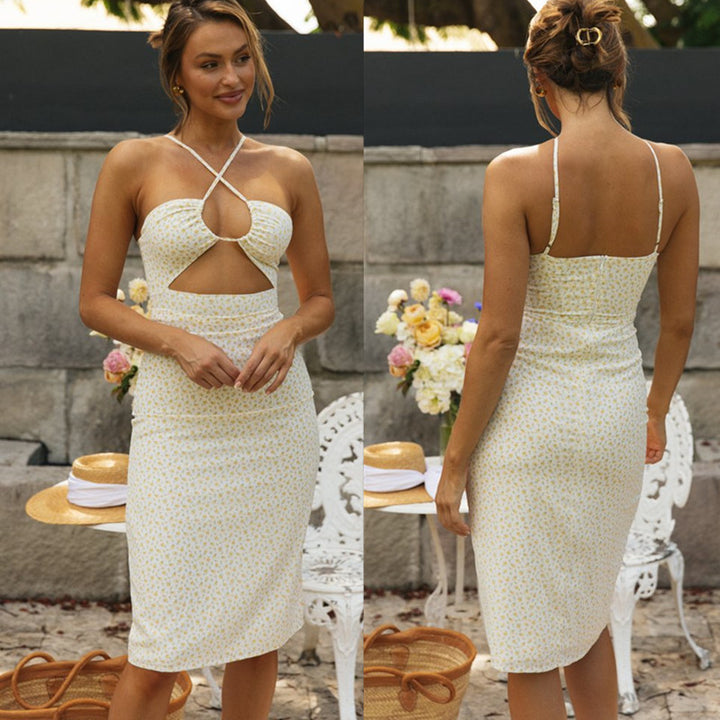 Robe de plage pour femmes avec découpes et bretelles délicates Levoire