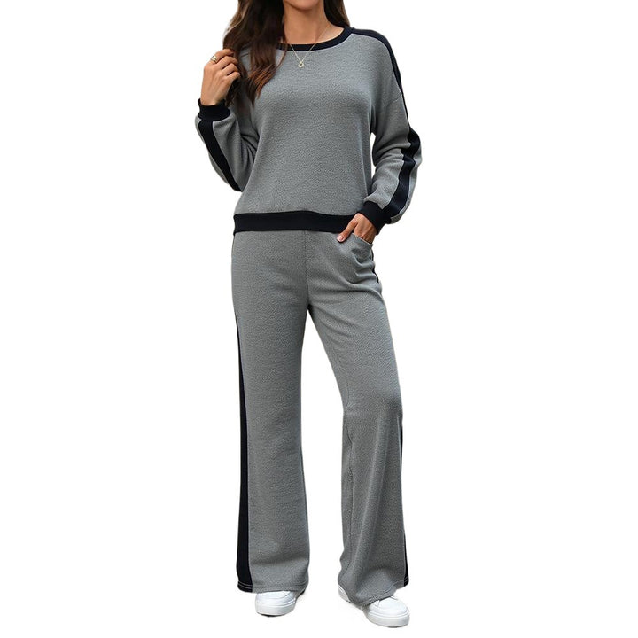 Ensemble sportif femme deux pièces avec jambes larges et coupe décontractée Levoire