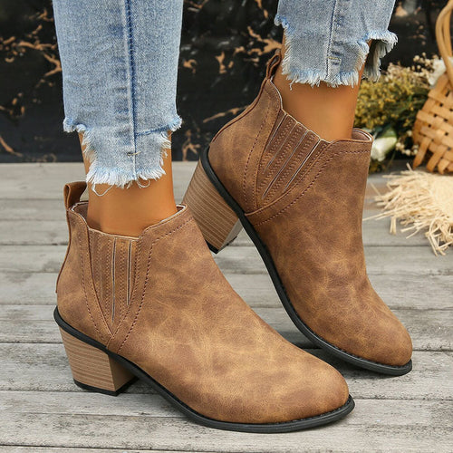 Levoire | Collection De Vin Bottes Basses À Talon Régal Pour Femmes
