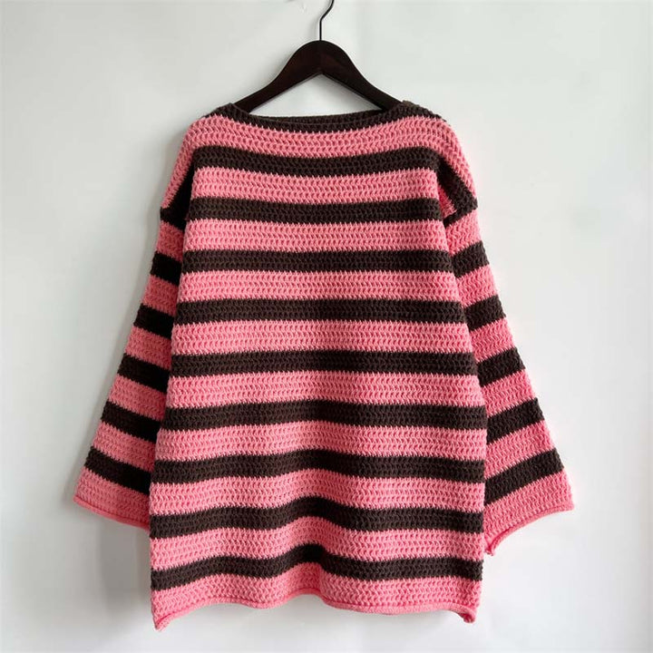 Levoire | En Tricot Rayé Décontracté
