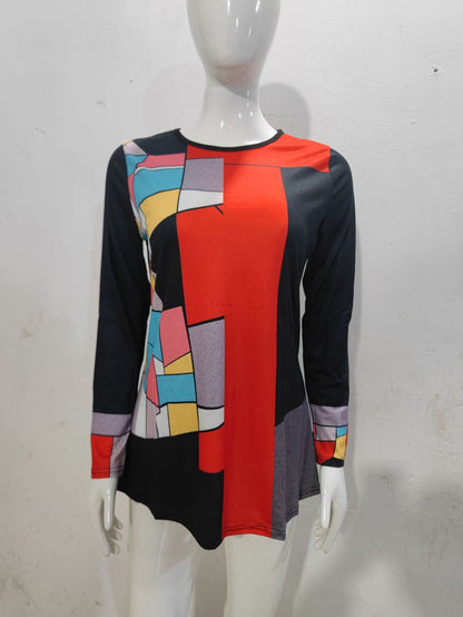 Levoire | Tendance chemise à col rond Rot Gris