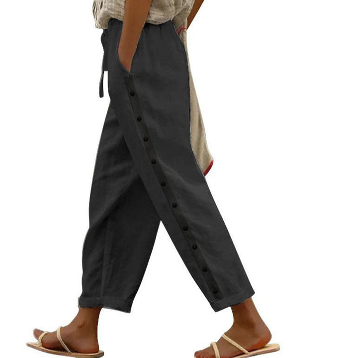 Levoire | Pantalon Large Décontracté Noir