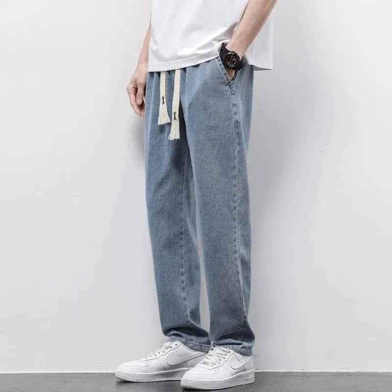 Levoire | Jeans pour hommes à jambes larges pour l'été Vastus 040 Bleu clair