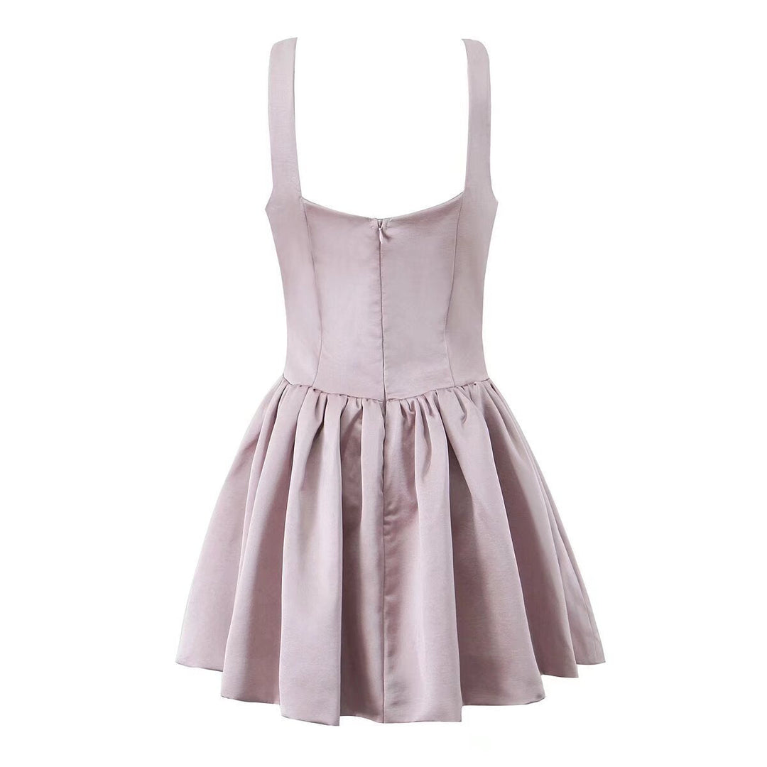 Levoire | Robe courte à manches bouffantes ludique