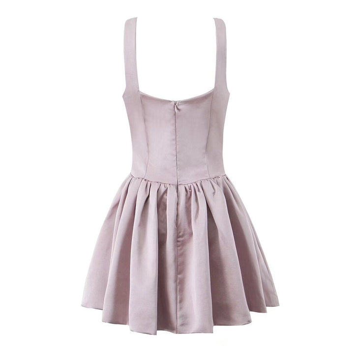 Levoire | Robe courte à manches bouffantes ludique
