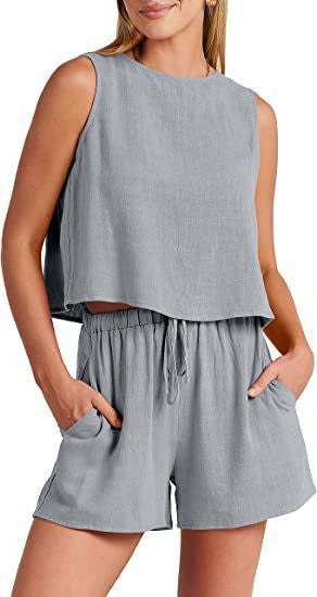 Ensemble de loisirs deux pièces pour femmes avec taille élastique Levoire