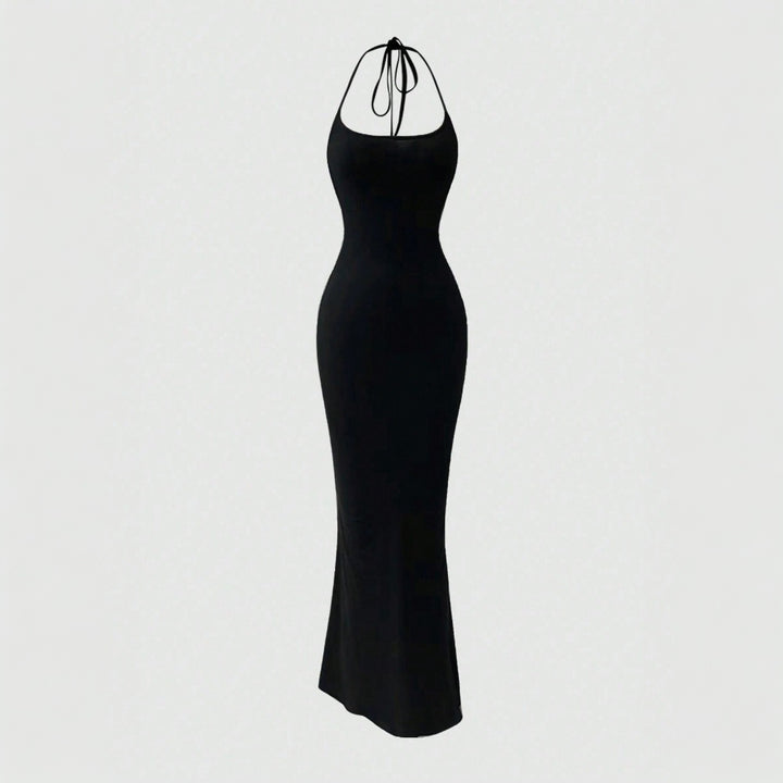 Robe maxi moulante pour femmes avec design de maintien et coupe slim Levoire