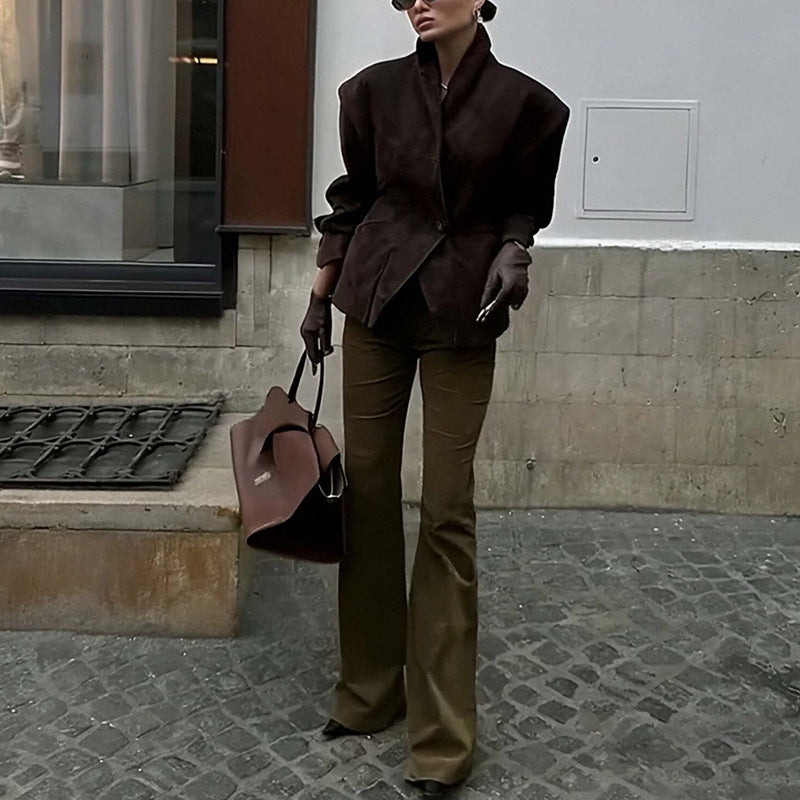 Veste oversize femme en matériau de haute qualité Levoire