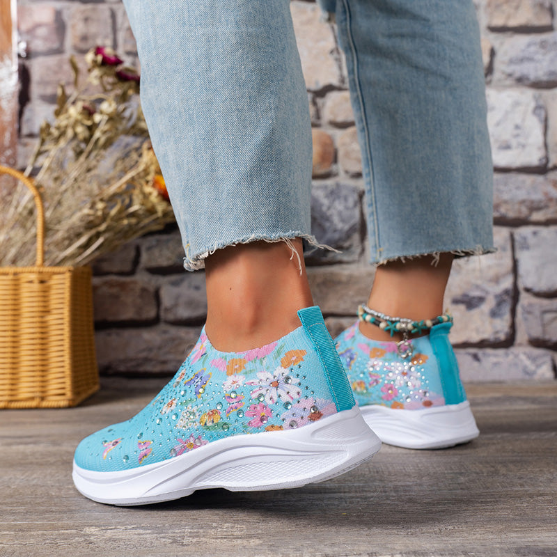 Levoire | Baskets Slip On Confortables Avec Motif Papillon Pour Femmes