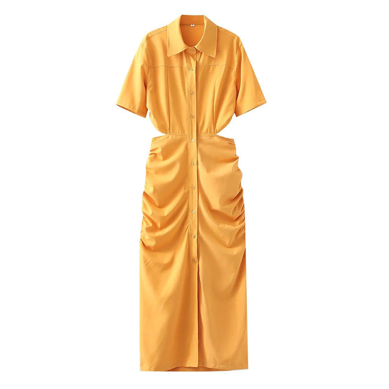 Levoire | Robe d'été décontractée à manches courtes ouvertes