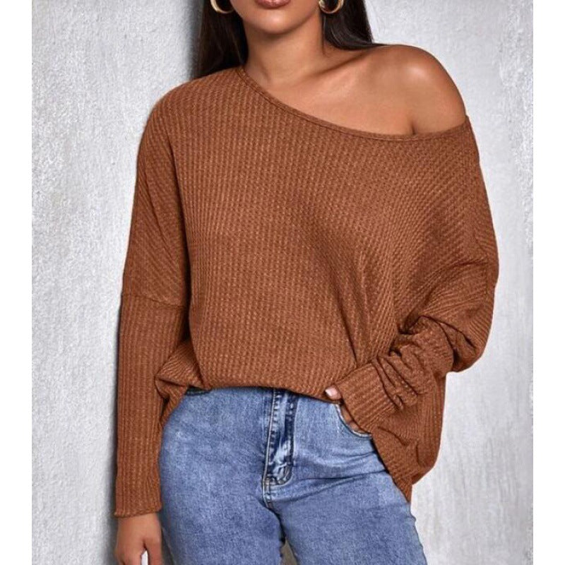 Pull en tricot surdimensionné pour femmes Levoire