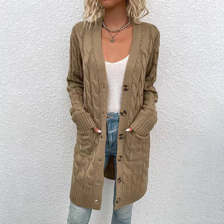 Levoire | LONG VESTE DÉCONTRACTÉE Café
