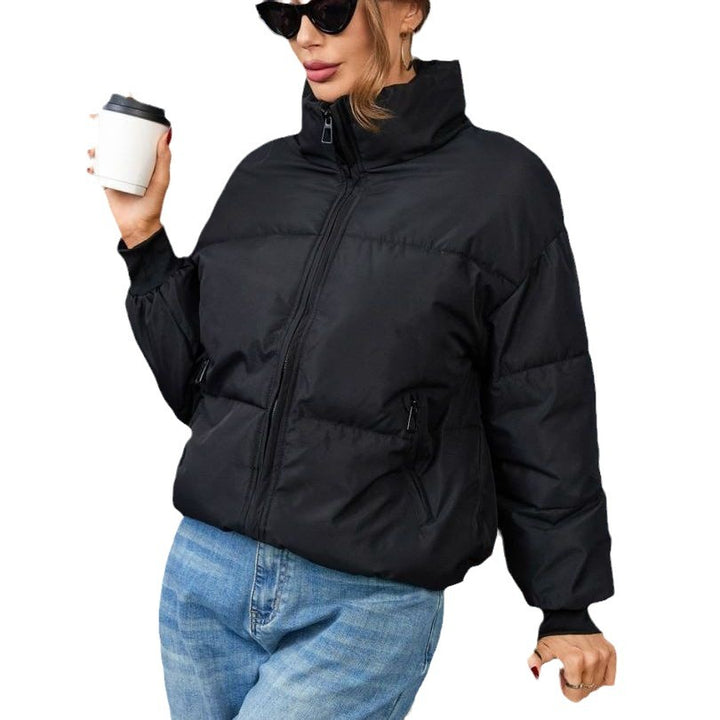 Veste d'hiver matelassée pour femme au design sportif avec col montant Levoire