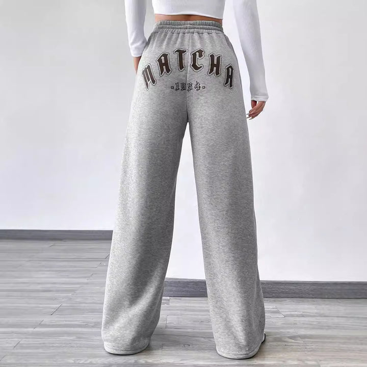Pantalons de loisirs amples pour femmes avec taille élastique et poches latérales pratiques Levoire