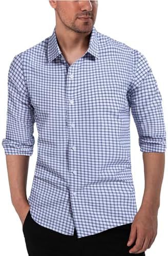 Levoire | Chemise Carreaux Manches Longues Homme