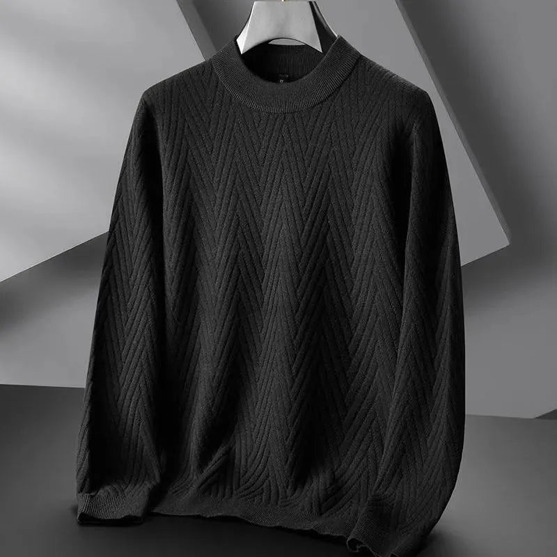 Levoire | Rento pull pour hommes 8027 Noir