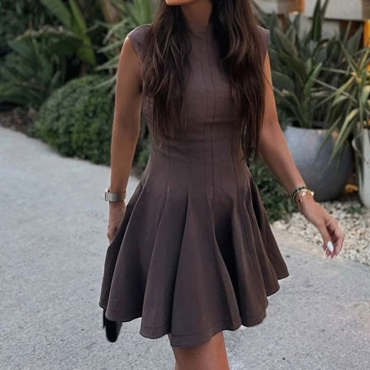 Robe femme en A avec coupe texturée Levoire