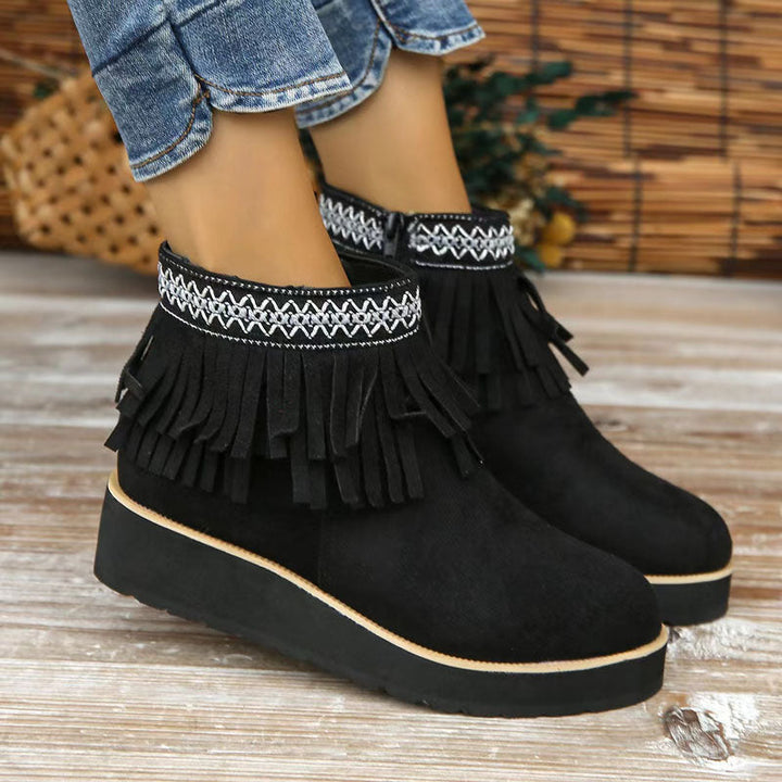 Levoire | Bottines À Franges Hiver