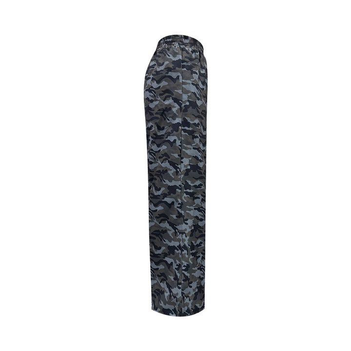 Pantalons cargo larges pour femmes avec imprimé camouflage moderne Levoire