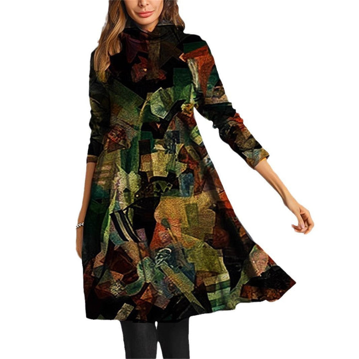 Levoire | Chic Fashion Col Roulé Robe Longue A4