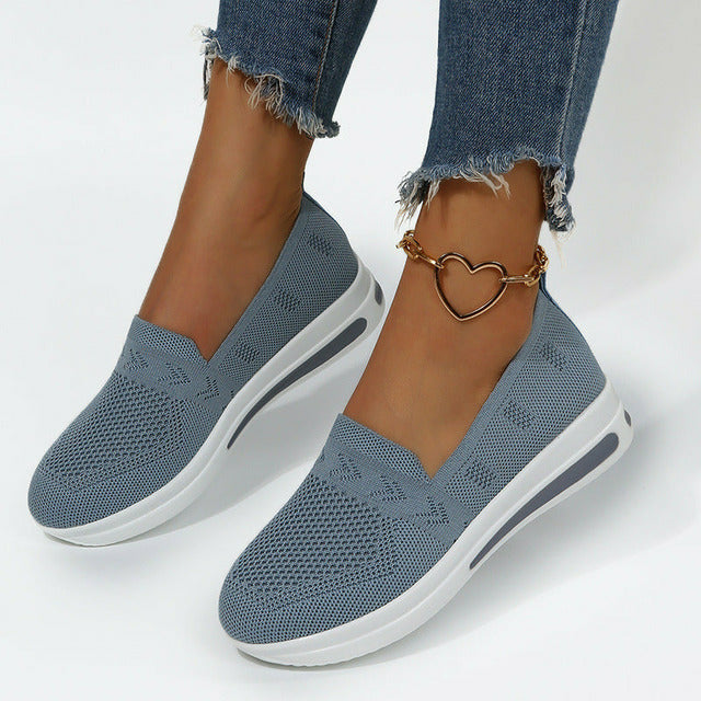 Levoire | Respirantes En Maille Flyknit Gris