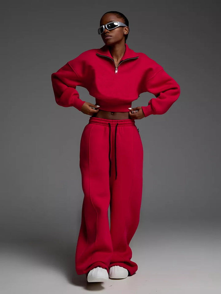 Levoire | Pantalon de détente Jumppari Ensemble deux pièces Rot
