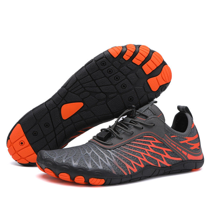 Levoire | Chaussures Barefoot Noir Rouge