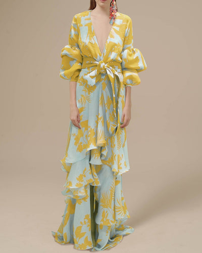 Levoire | Robe De Fête En Chiffon Imprimé