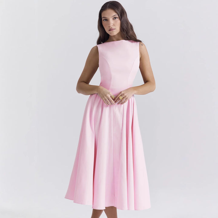 Robe midi élégante pour femmes avec coupe originale Levoire