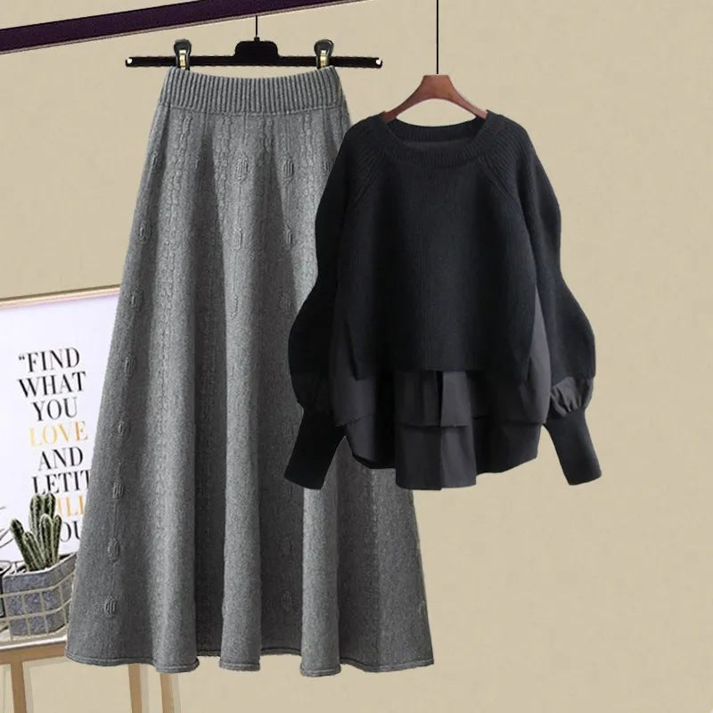Levoire | Série De Confort Vêtements De Jour Et Robe Noir - Gris