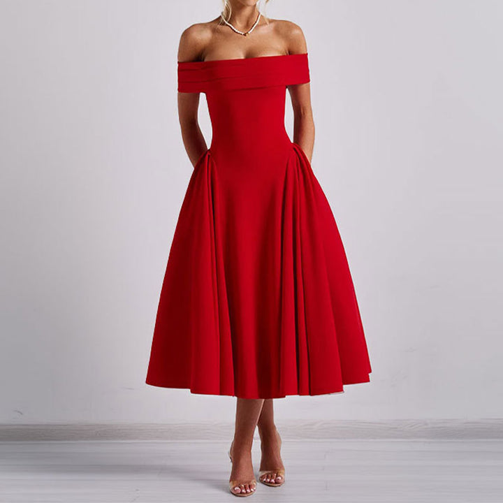 Robe de soirée léopard pour femme Levoire