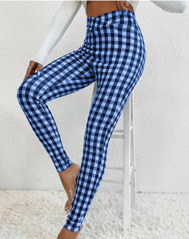 Levoire | Leggings À Motifs Imprimés Bleu