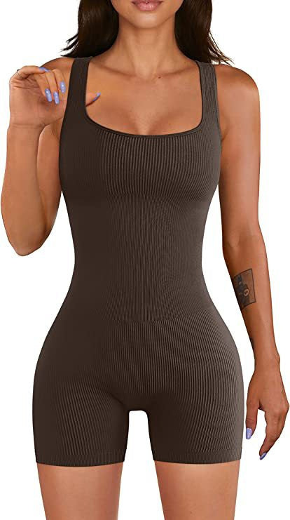 Levoire | Classique Robe Femme Unicolore Courte Taille Braun