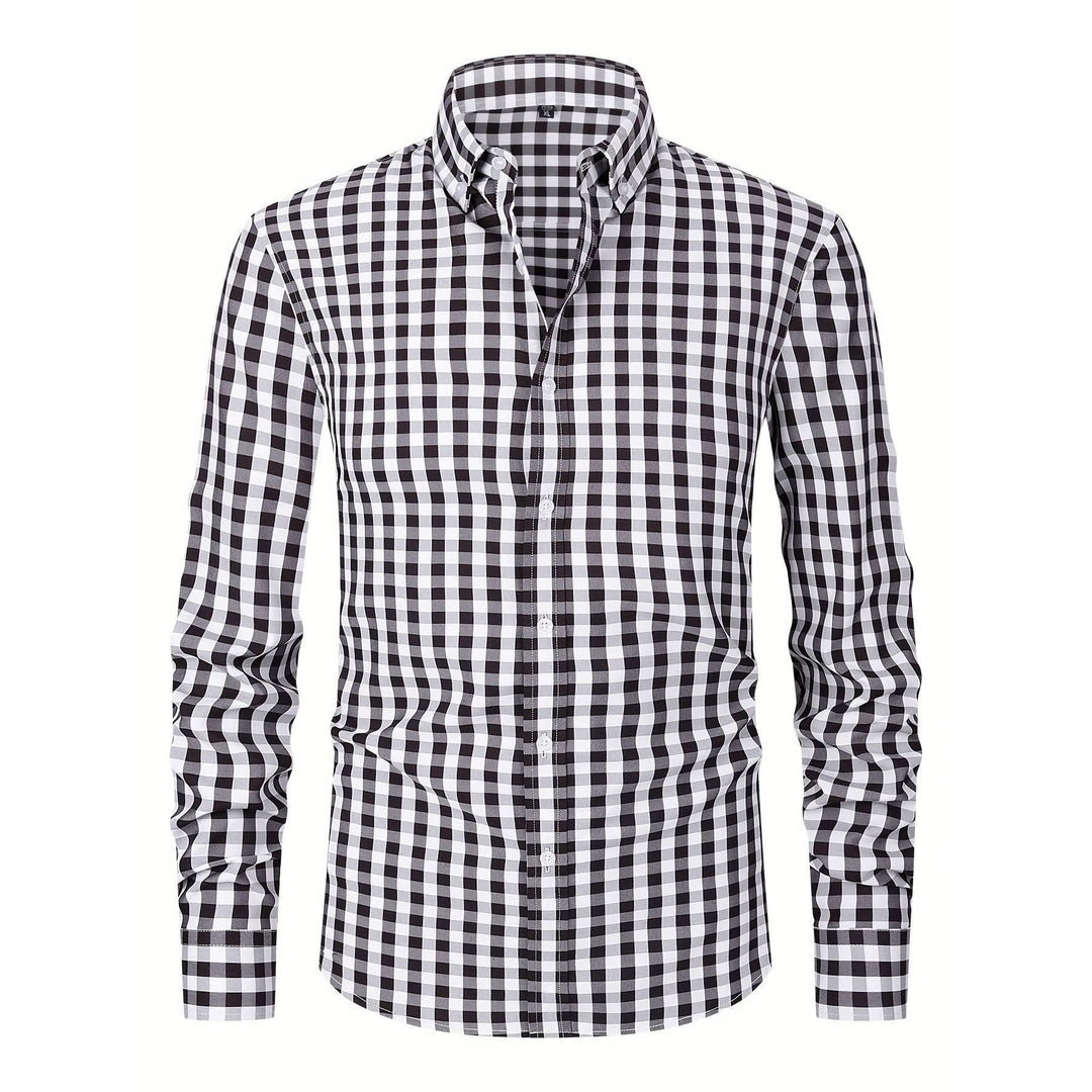 Levoire | Chemise Carreaux Manches Longues Homme