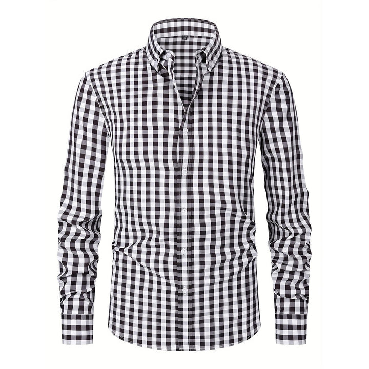 Levoire | Chemise Carreaux Manches Longues Homme