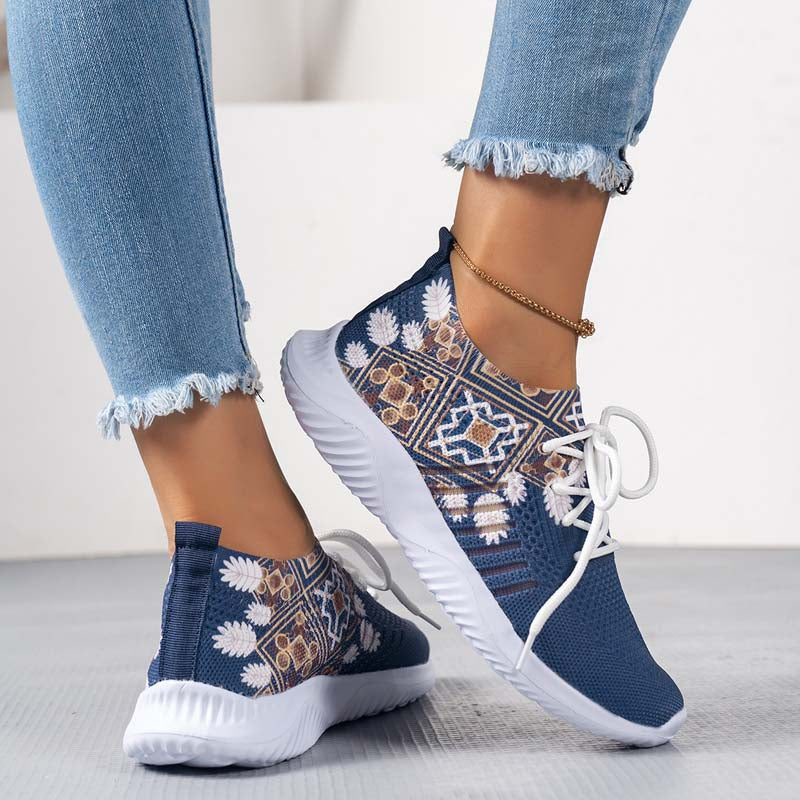 Levoire | Chaussures Plates Simples Décontractées Bleu