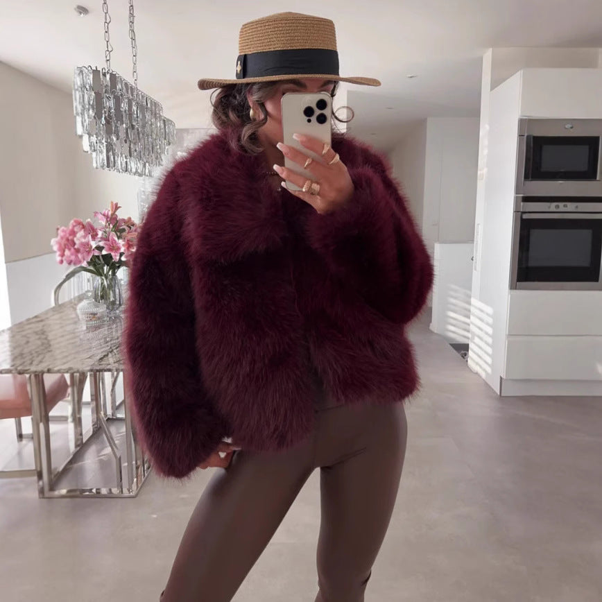Veste en fourrure polaire pour femmes avec une coupe élégante et un intérieur doux Levoire