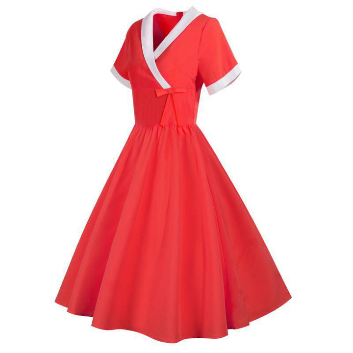 Robe midi pour femmes avec un design classique à enrouler et une ceinture à la taille Levoire