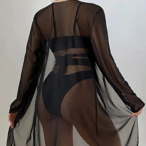 Levoire | Ensemble de maillot de bain trois pièces avec revêtement de plage