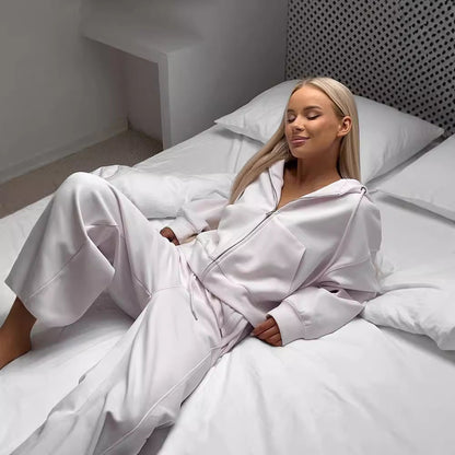 Levoire | Rentoo bleu marine à manches longues vêtement deux pièces