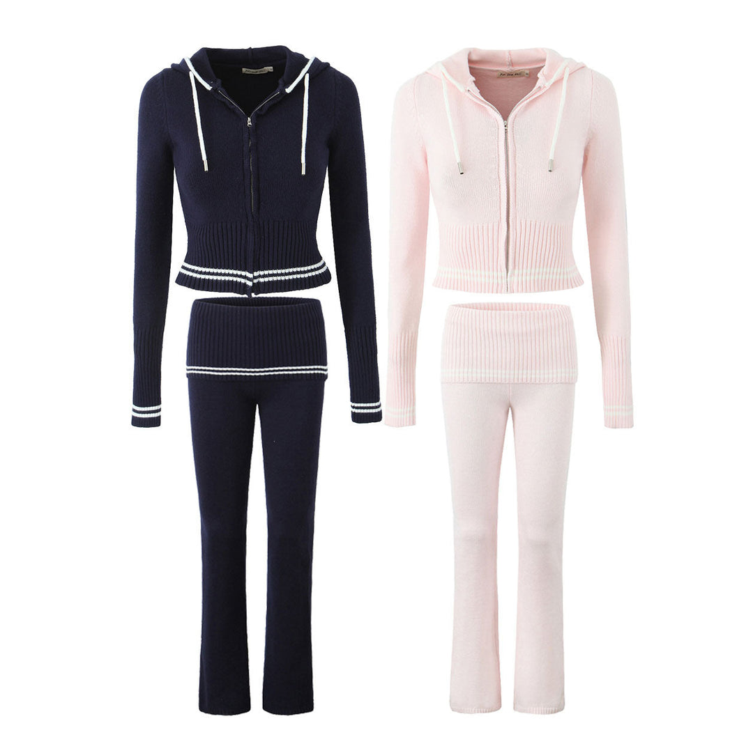 Levoire | Ensemble de veste Slim Fit Sweat à capuche - ensemble de cardigan