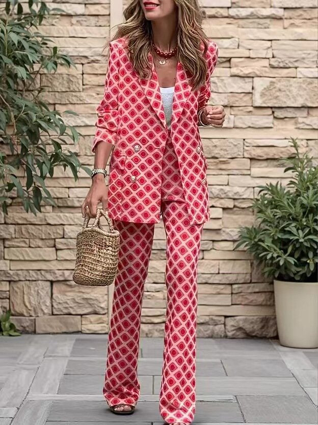 Ensemble de costume élégant pour femmes avec motif tendance Levoire