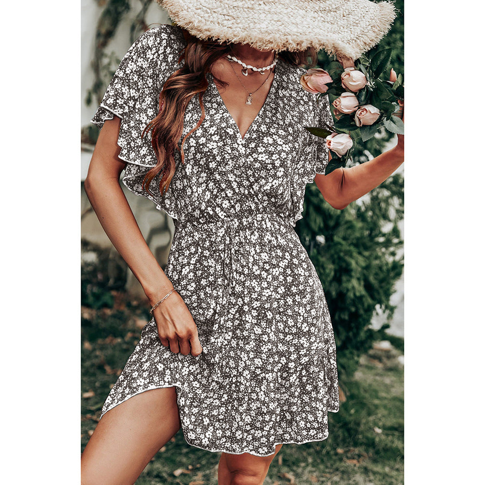 Robe à motifs floraux pour femmes Levoire