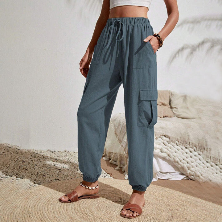 Levoire | Pantalons D'Été Colorés Et Légers Pour Femmes Bleu