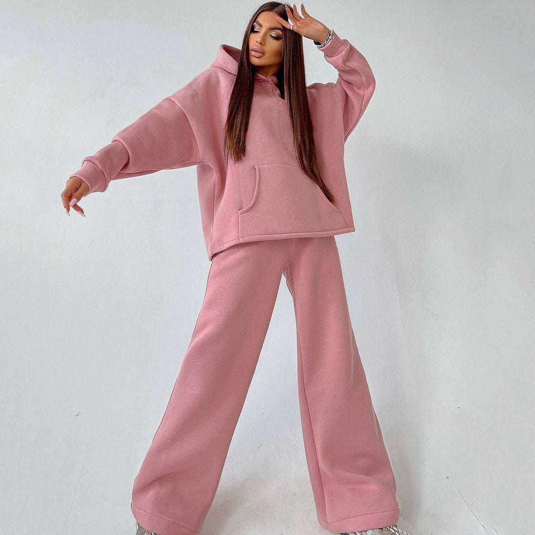 Levoire | T-shirt à capuche confortable avec poches Ensemble deux pièces